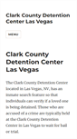 Mobile Screenshot of clarkcountydetentioncenterlasvegas.com