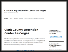 Tablet Screenshot of clarkcountydetentioncenterlasvegas.com